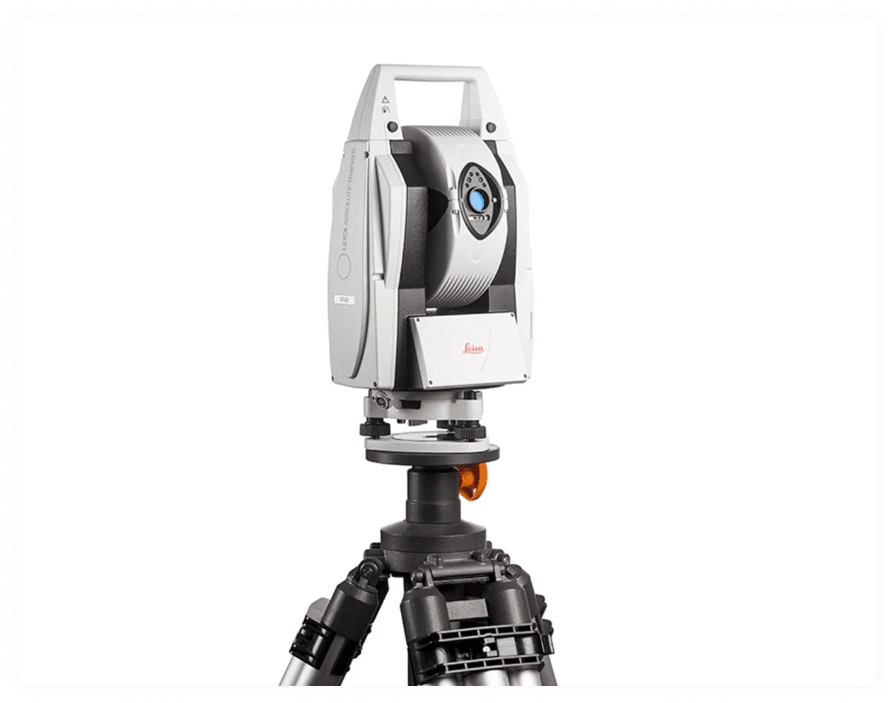 Leica Laser Tracker mounted on a tripod