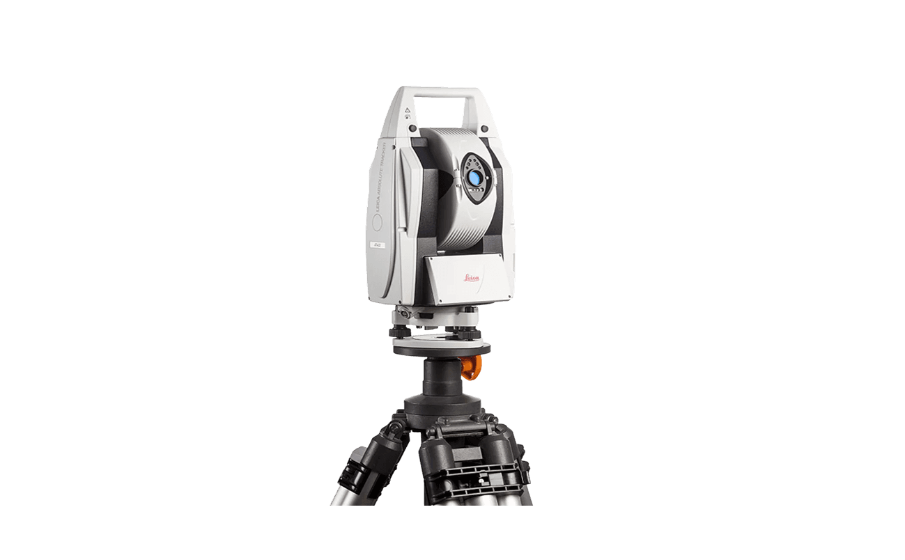 Leica Laser Tracker mounted on a tripod