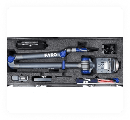 FARO Arm close-up of articulating joints