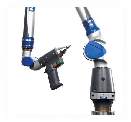 FARO Arm with FAROBlu laser scanner attachment